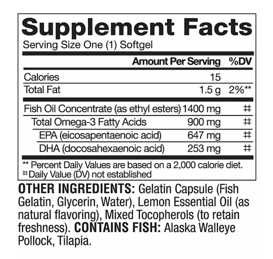 멤버스마크 오메가-3 900mg 150정