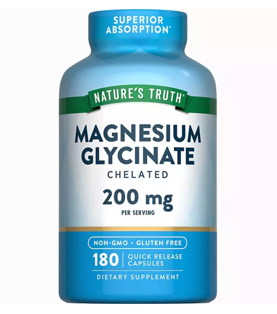 네이처스트루스 Non-GMO 고흡수율 마그네슘 글리시네이트 100mg 속방형 180정