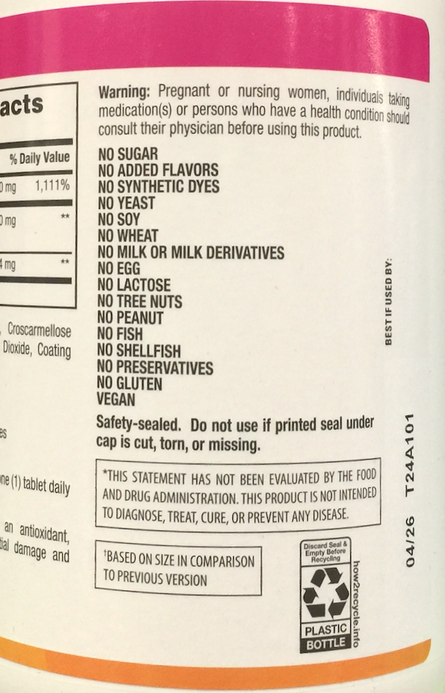 멤버스마크 비타민 C 1000mg + 로즈힙 500정