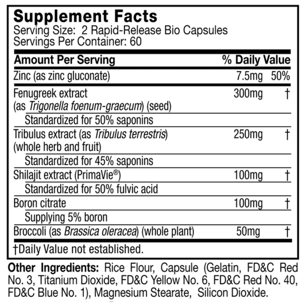 머슬테크 알파테스트 테스토스테론 부스터 120정 (30일)