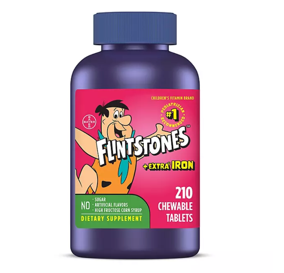 2+ 바이엘 플린트스톤 멀티 + 철분 무설탕 츄어블 210정