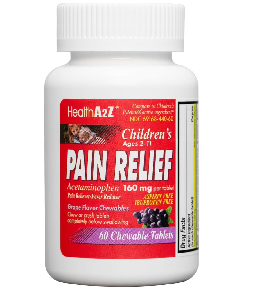 2+ 헬스에이투지 칠드런 아세트아미노펜 160mg 츄어블 60정