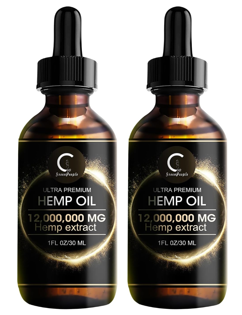 유기농 GMO-Free 대마 종자유 (헴프 씨드 오일) 1,200,000mg 30ml 2병 (60ml)