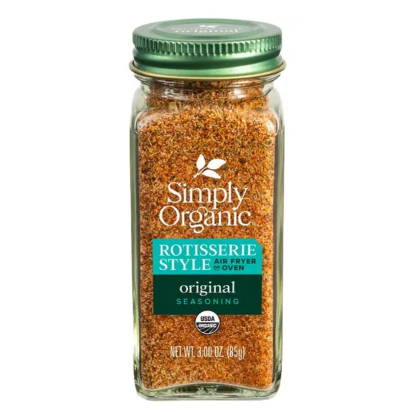 심플리오가닉 유기농 로티서리 에어프라이 & 오븐구이 통닭 시즈닝 - 오리지널 85g 6개