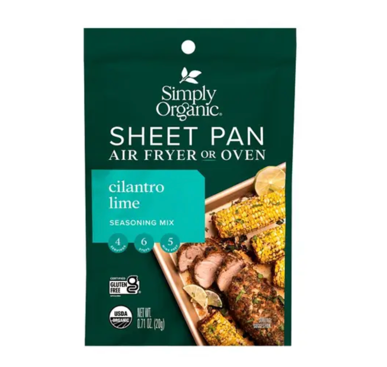 심플리오가닉 유기농 에어프라이어-오븐 시즈닝 믹스 - 실란트로 (고수) 라임 20g 12개