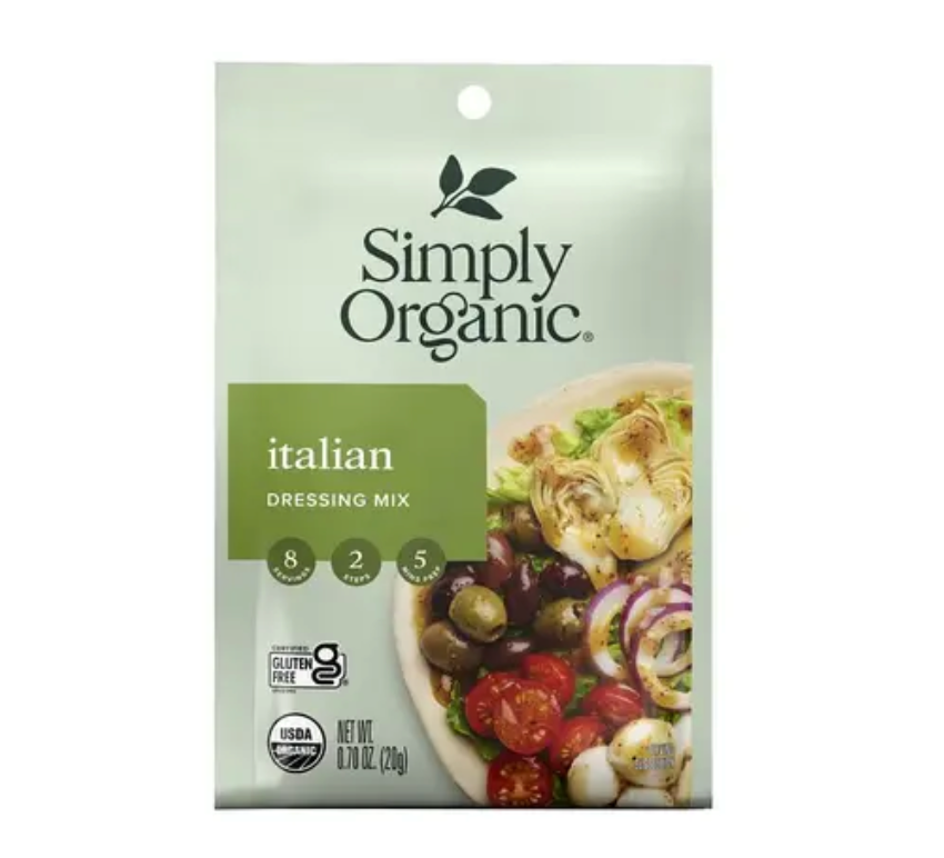 심플리 오가닉 유기농 이탈리안 드레싱 믹스 28g (8인분) 12개