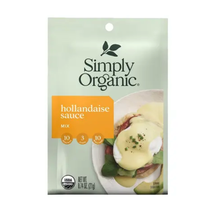 심플리 오가닉 유기농 홀란다이즈 *에그베네딕트* 소스 믹스 21g 12개