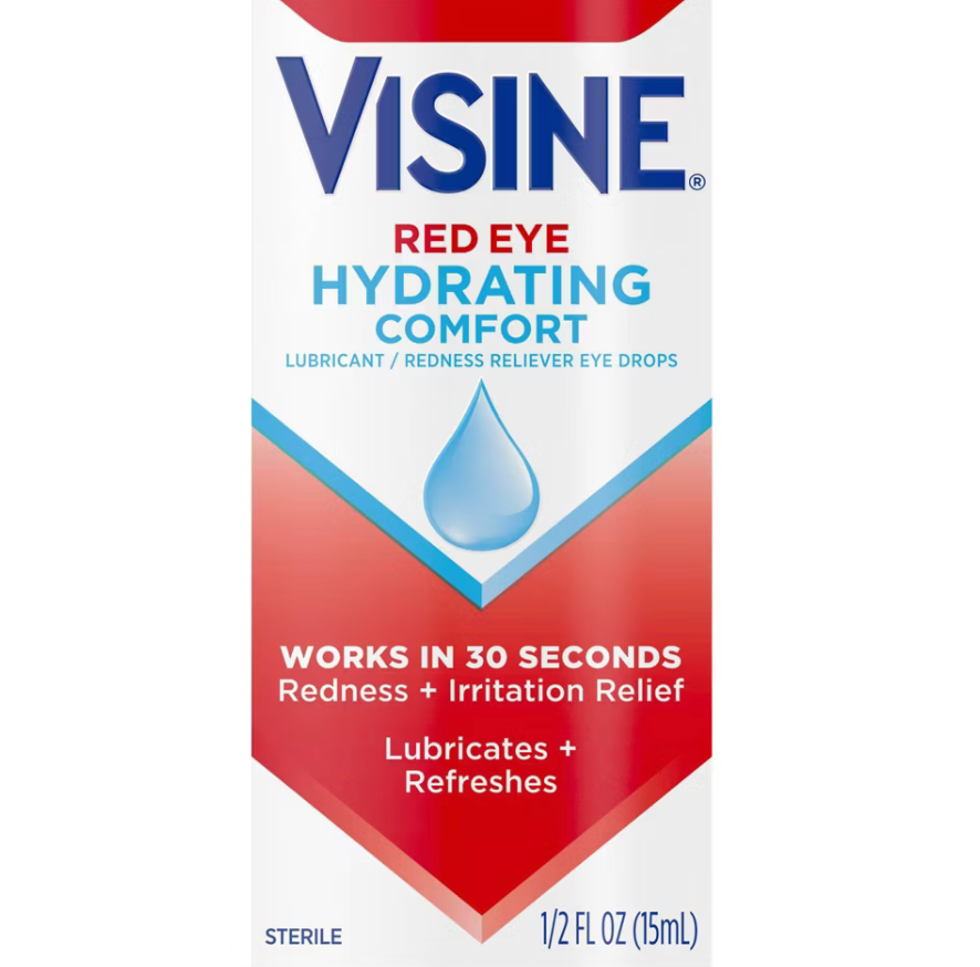 6+ 존슨앤존슨 비진 레드아이 하이드레이팅 컴포트 (충혈+자극완화) 멸균 점안액 15ml 3개 (45ml)