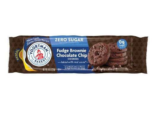 부어트만 슈가-프리 퍼지 브라우니 초콜렛칩 쿠키 227g