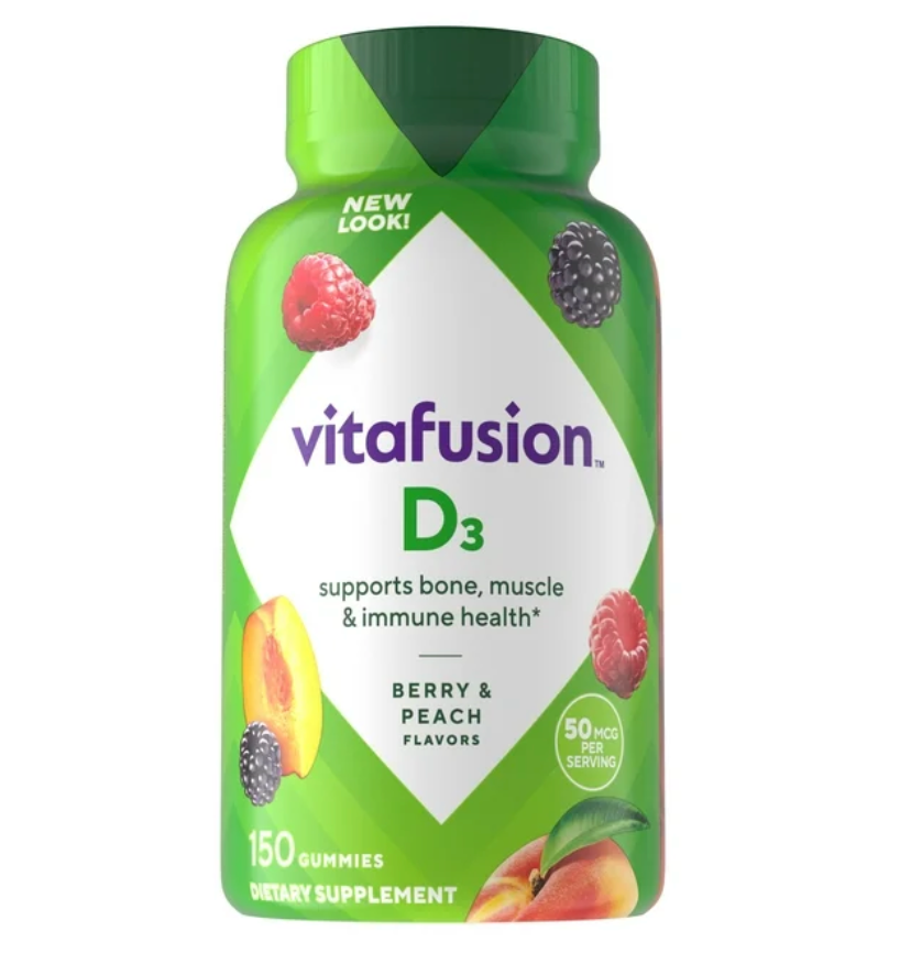 비타퓨전 VitaFusion 비타민 D3 1000 IU 거미 150정