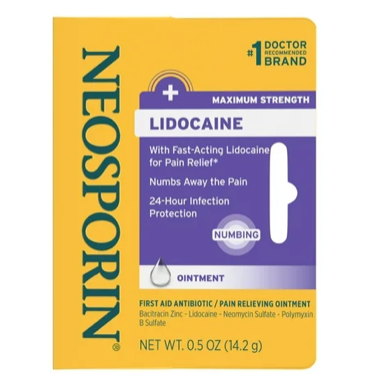 네오스포린 항생제 + 리도카인 (통증완화) 연고 14g