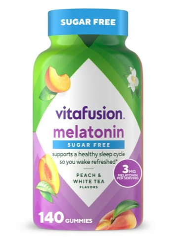 비타퓨전 약물/슈가-프리 멜라토닌 1.5mg 수면유도 거미 140정