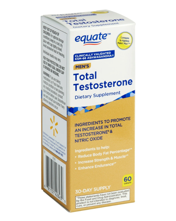 이퀘이트 토탈 테스토스테론 부스터 with KSM-66 애쉬와간다 60정 (30일)