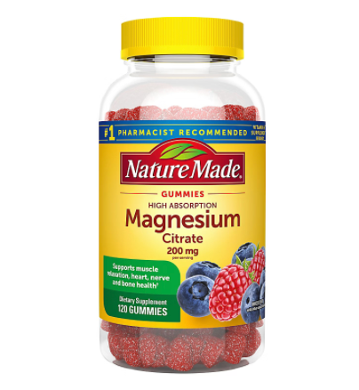 네이처메이드 마그네슘 구연산염 100mg 거미 120정