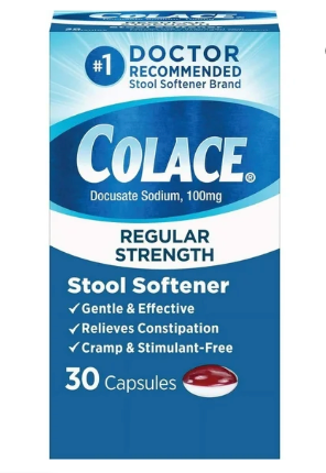 2+ 콜라스 스툴소프너 (대변연화제) 도큐세이트나트륨 100mg 30정