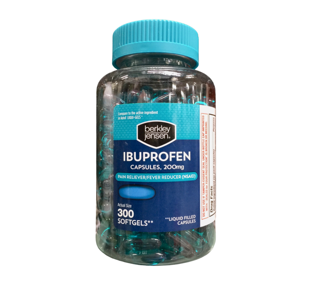 버클리젠슨 이부프로펜 200mg 통증 완화·해열 소프트젤 480정
