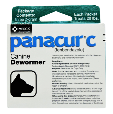 머크 MERCK 파나쿠어 C 펜벤다졸 구충제 6g