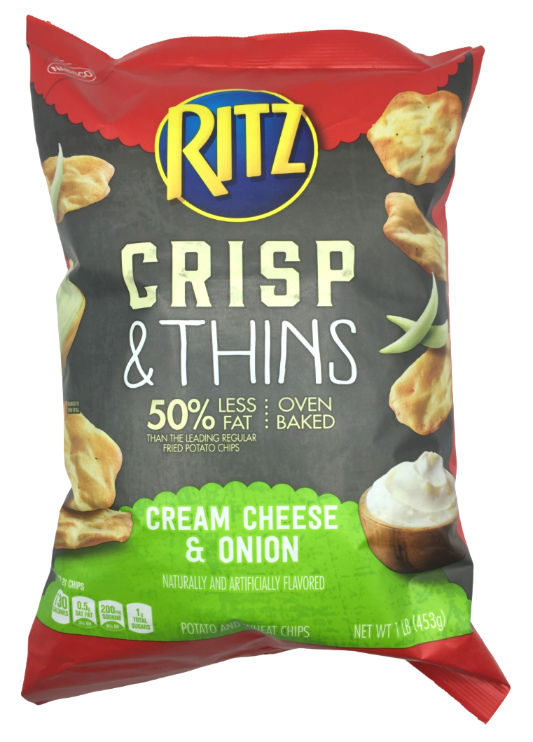 나비스코 Nabisco 리츠 크림치즈 & 양파 크리스프 & 씬즈 283g