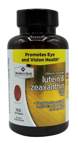 멤버스마크 루테인 25mg + 제아잔틴 5mg 150 액정