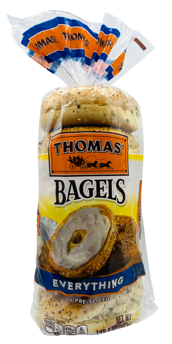 토마스 Thomas 에브리씽 베이글 6pc (567g)