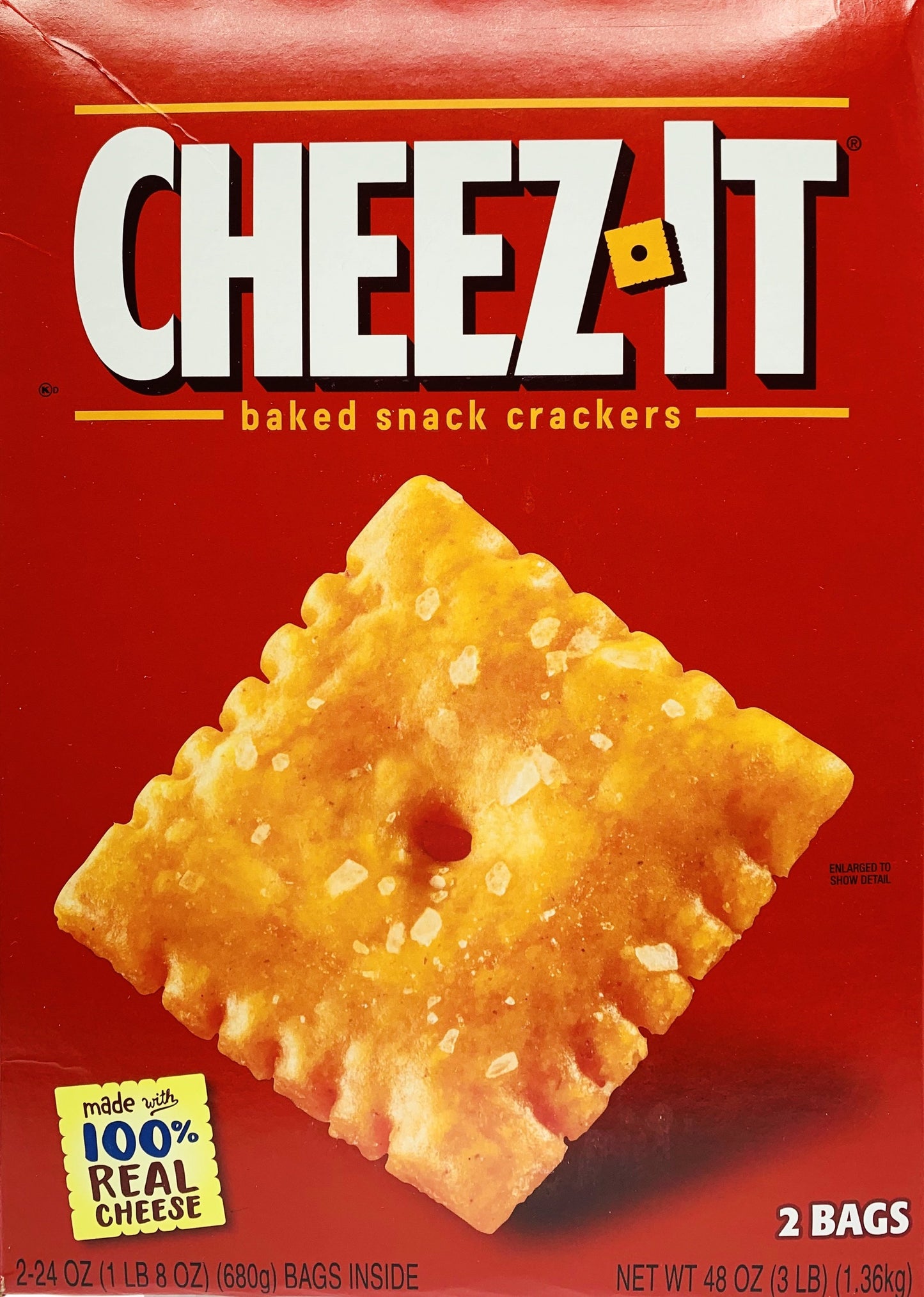 켈로그 Kellogg's 치즈잇 오리지널 크래커 680g 2ct (1.36kg)