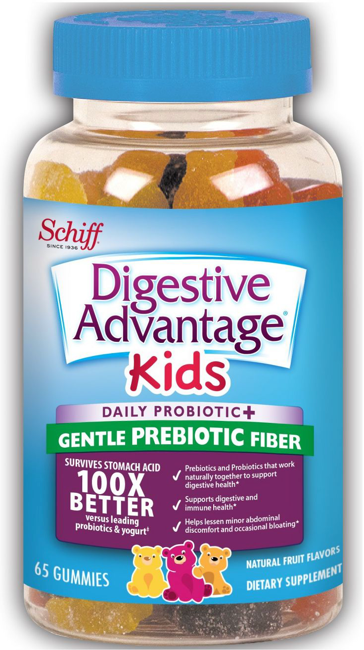 3+ 쉬프 Shiff 다이제스티브 어드밴티지 키즈 유산균 + 프리바이오틱스 거미 65정