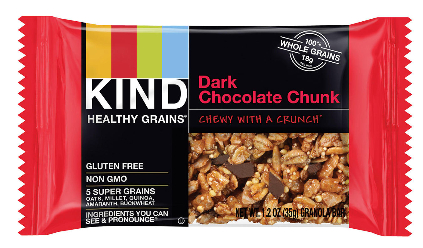 카인드 KIND Non-GMO 다크 초콜렛 청크 츄이 크런치 그래놀라바 35g 24ct (840g)