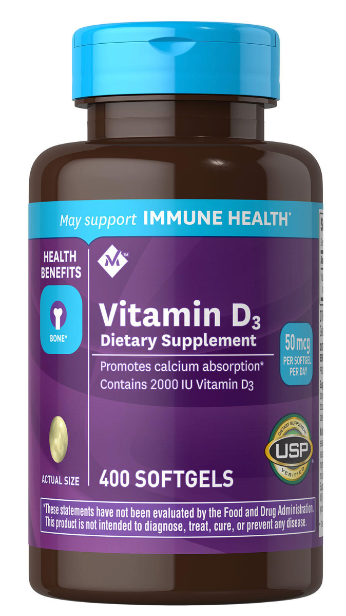 멤버스마크 비타민 D3 2000 IU (50mcg) 400 액정