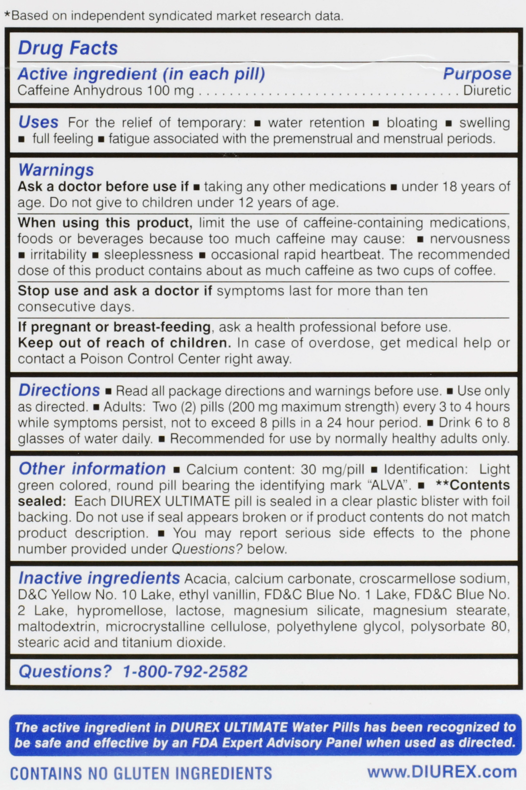다이어렉스 Diurex 얼티밋 부기완화•이뇨제 60정