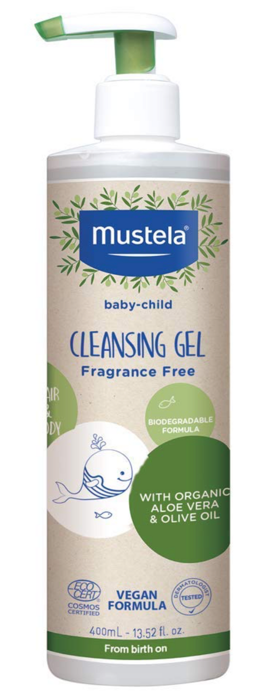 [EWG 0 등급] 머스텔라 Mustela 베이비-성인 97% 자연유래 무향 클린징 젤 400ml