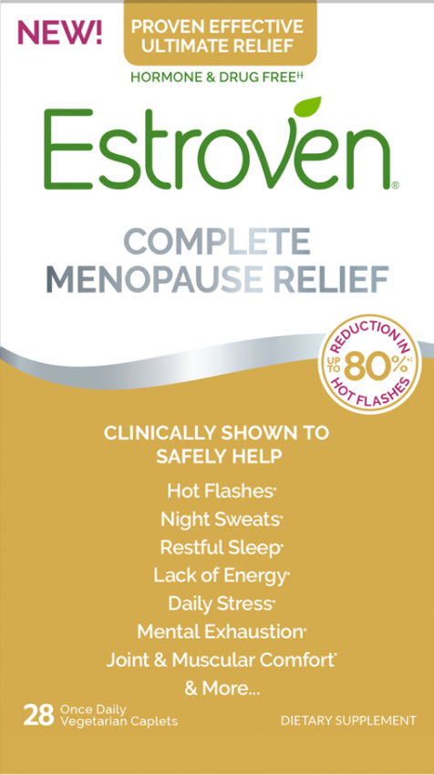 에스트로벤 Estroven 호르몬/약물-프리 컴플릿 메노포즈 릴리프 (갱년기 증상 완화) 28정