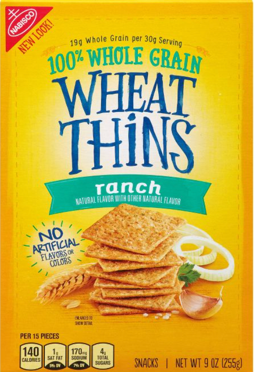 나비스코 Nabisco 휫씬 랜치 통곡물 크래커 255g