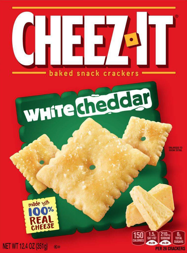켈로그 Kellogg's 치즈잇 화이트 체다 크래커 351g