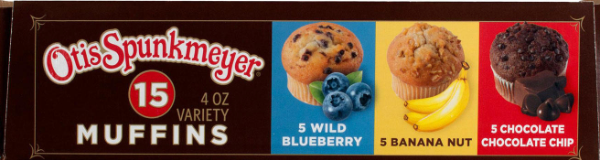 오티스스펑크메이어 Otis Spunkmeyer 머핀 3가지맛 15pc (1.7kg)