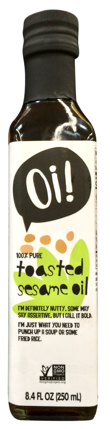 오이 Oi! Non-GMO 화학물질/용제-프리 100% 퓨어 토스티드 참기름 250ml
