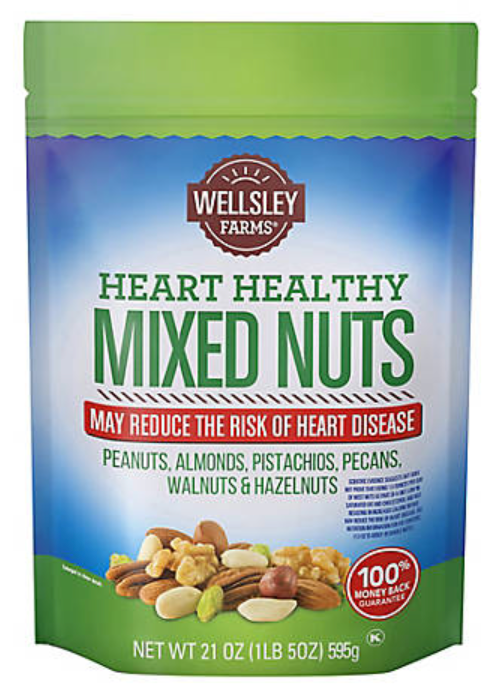 웰슬리팜 하트 헬시 너트 믹스 595g