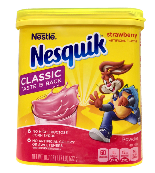 네슬레 Nestle 네스퀵 딸기 우유 믹스 532g