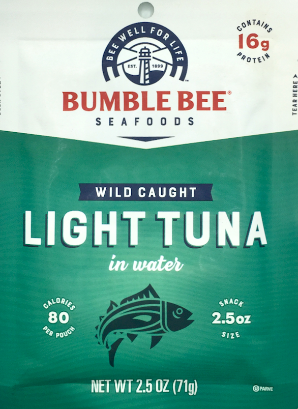 범블비 Bumble Bee Non-GMO 라이트 참치 파우치 71g 6ct (426g)
