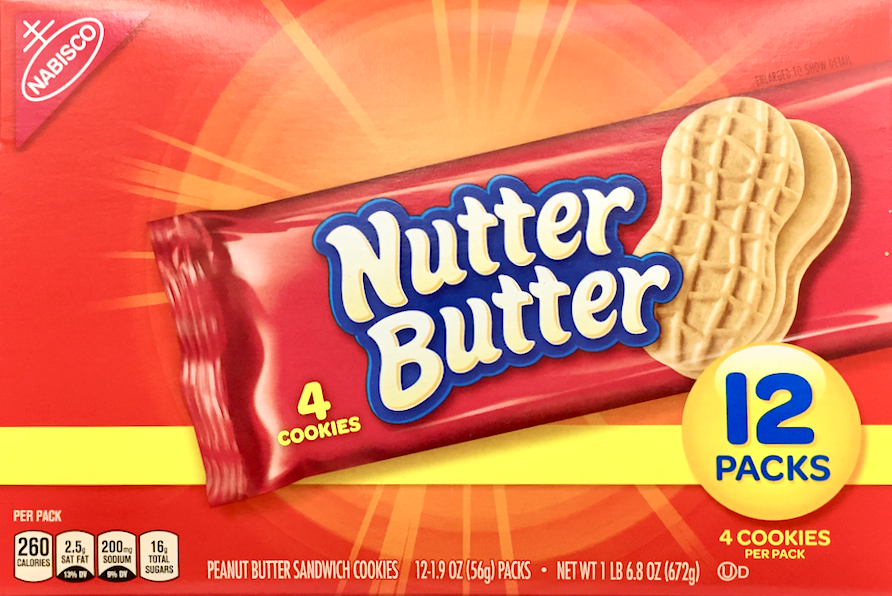 나비스코 Nabisco 너터버터 56g 12ct (672g)