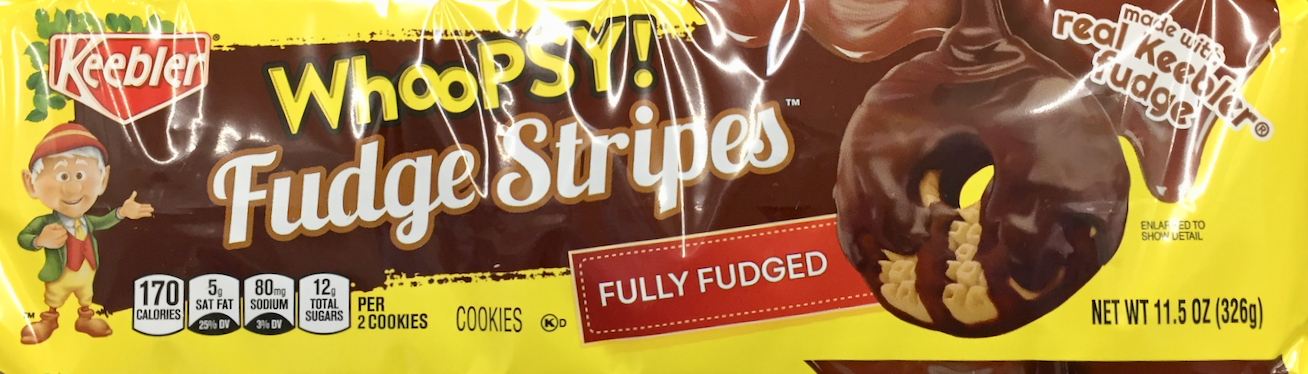 키블러 Keebler 퍼지 스트라이프 버터링 쿠키 Whoopsy! 326g