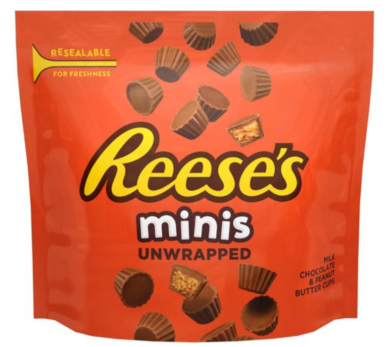 허쉬 리세스 글루텐-프리 땅콩버터 밀크초콜렛 미니스 224g