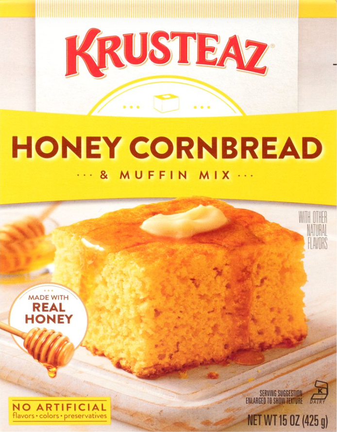 크러스티즈 Krusteaz 허니 콘브레드 & 머핀 믹스 425g