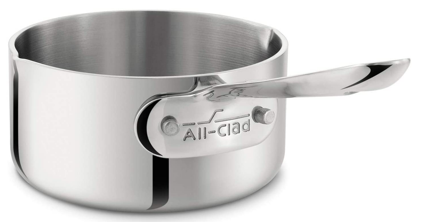 올클래드 All-Clad 18/10 3중 스텐레스 인덕션 소스 팬 0.5Qt