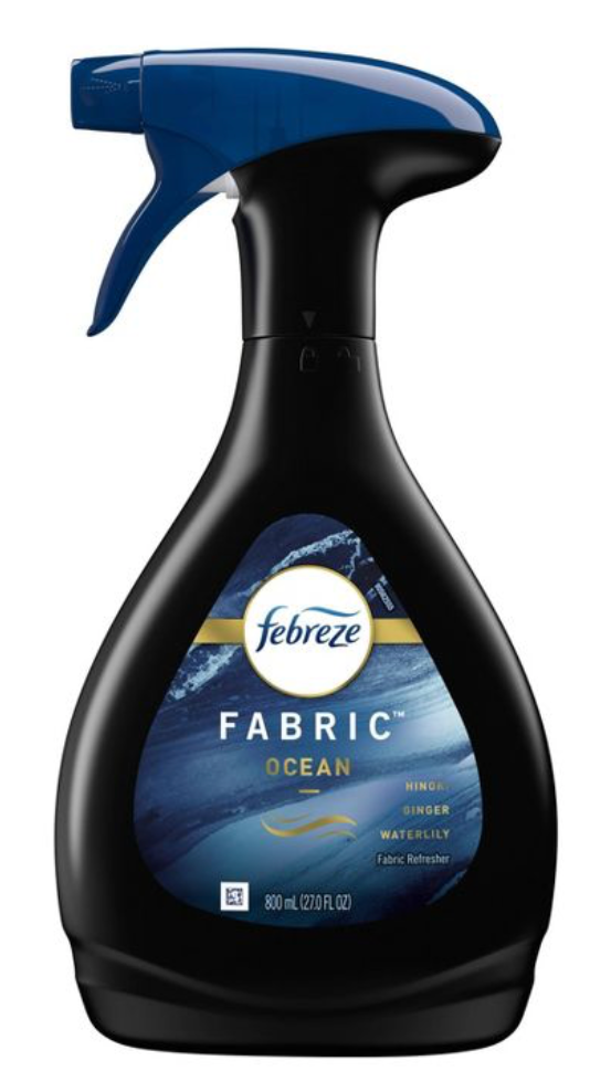 P&G 페브리즈 패브릭 파라벤/프탈레이트-프리 섬유 악취 제거제 Ocean 800ml