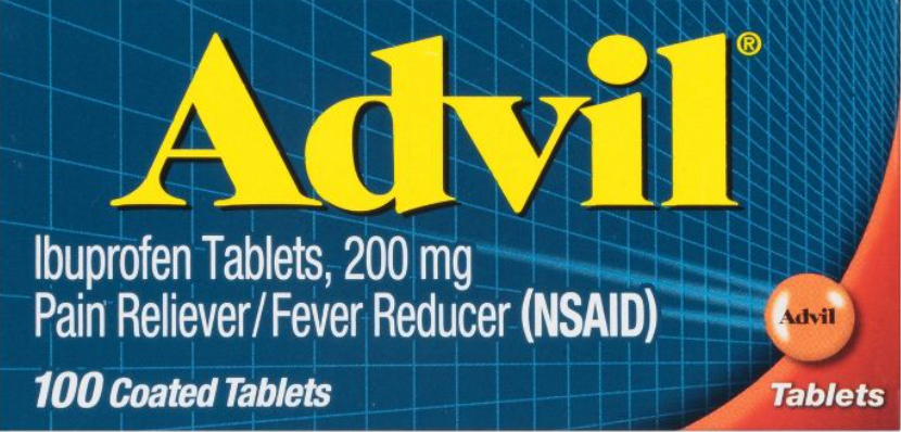 글락소스미스클라인 GSK 애드빌 아이부프로펜 200mg 100정