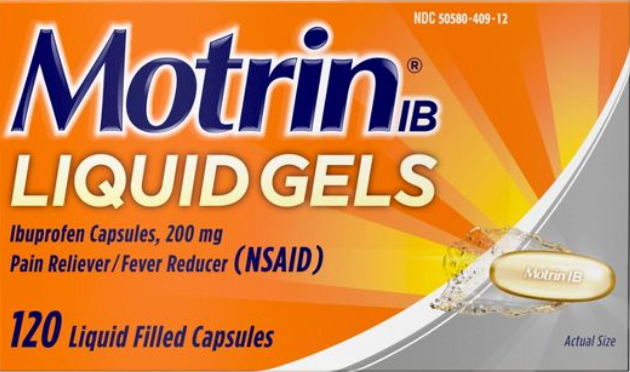 모트린 Motrin 아이부프로펜 200mg 리퀴드젤 120정