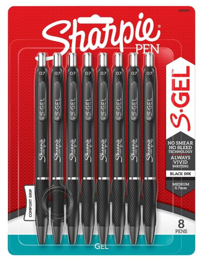 샤피 Sharpie 에스젤펜 0.7mm Black 8ct