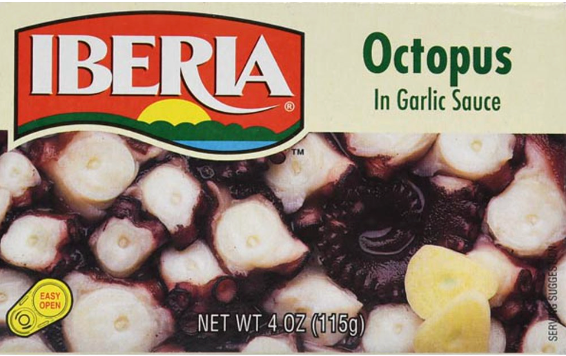 이베리아 Iberia 마늘 소스 문어 115g 3팩 (345g)