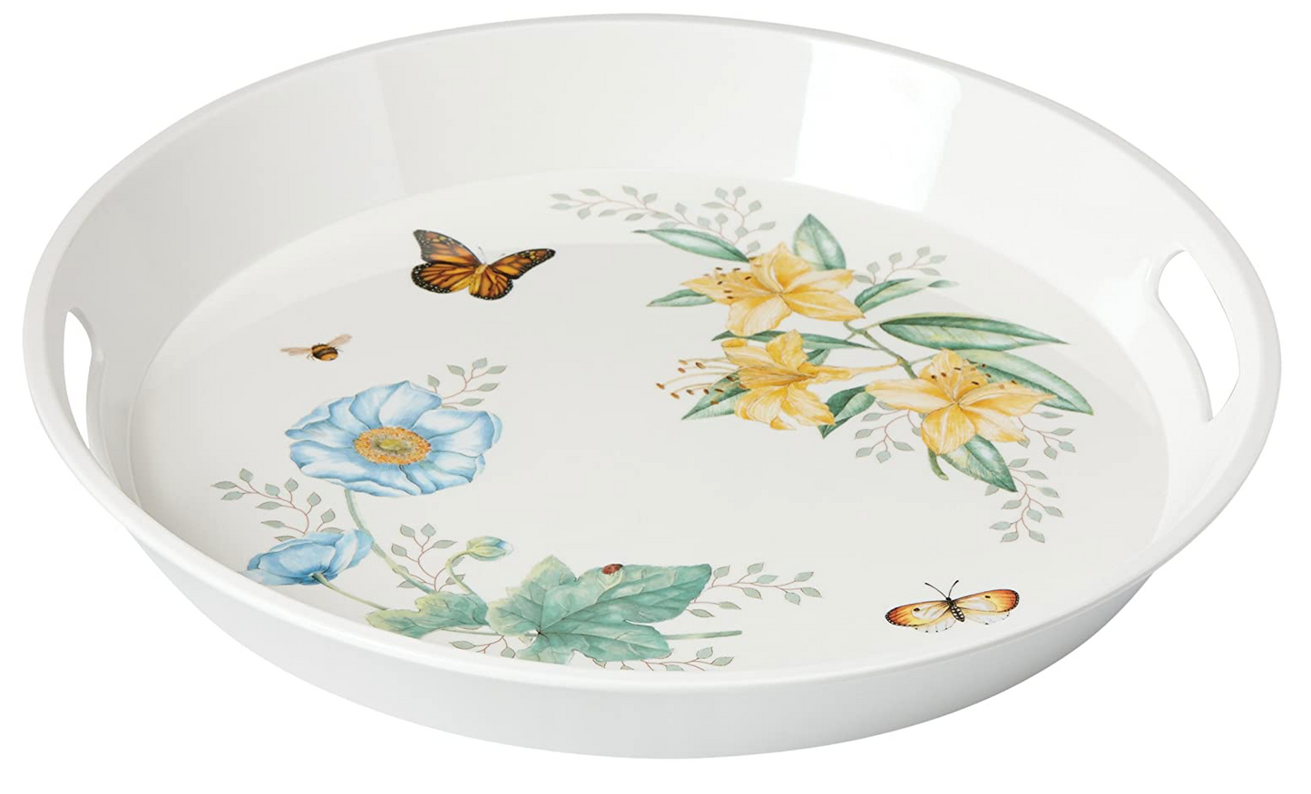 레녹스 Lenox 버터플라이 메도우 BPA-프리 멜라민 쟁반 38cm