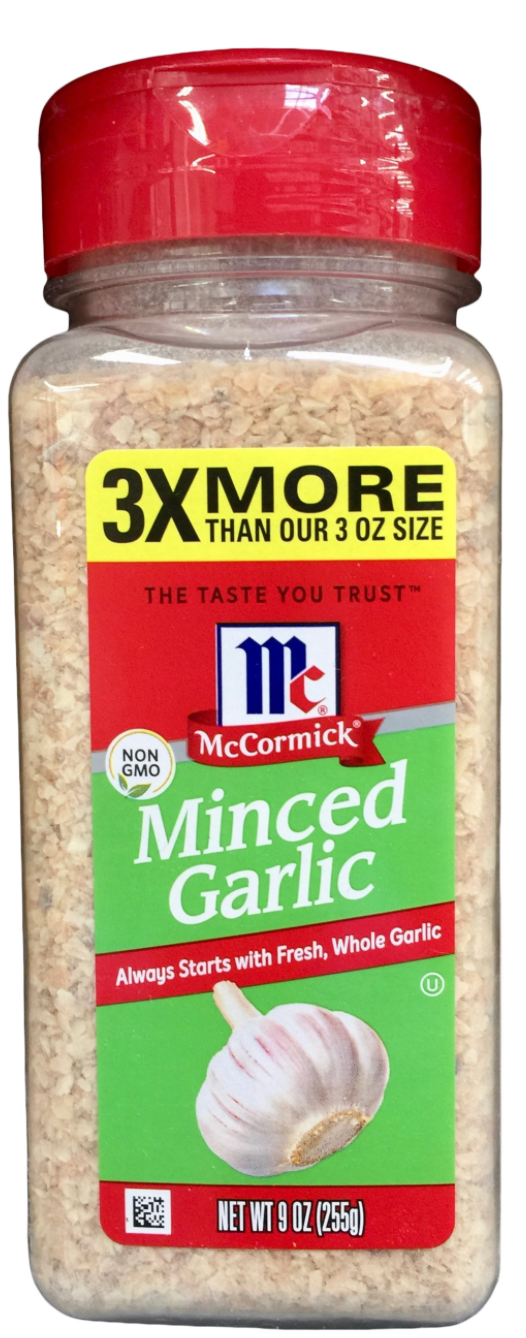 맥코믹 McCormick Non-GMO 민스드 갈릭 (다진 마늘) 255g
